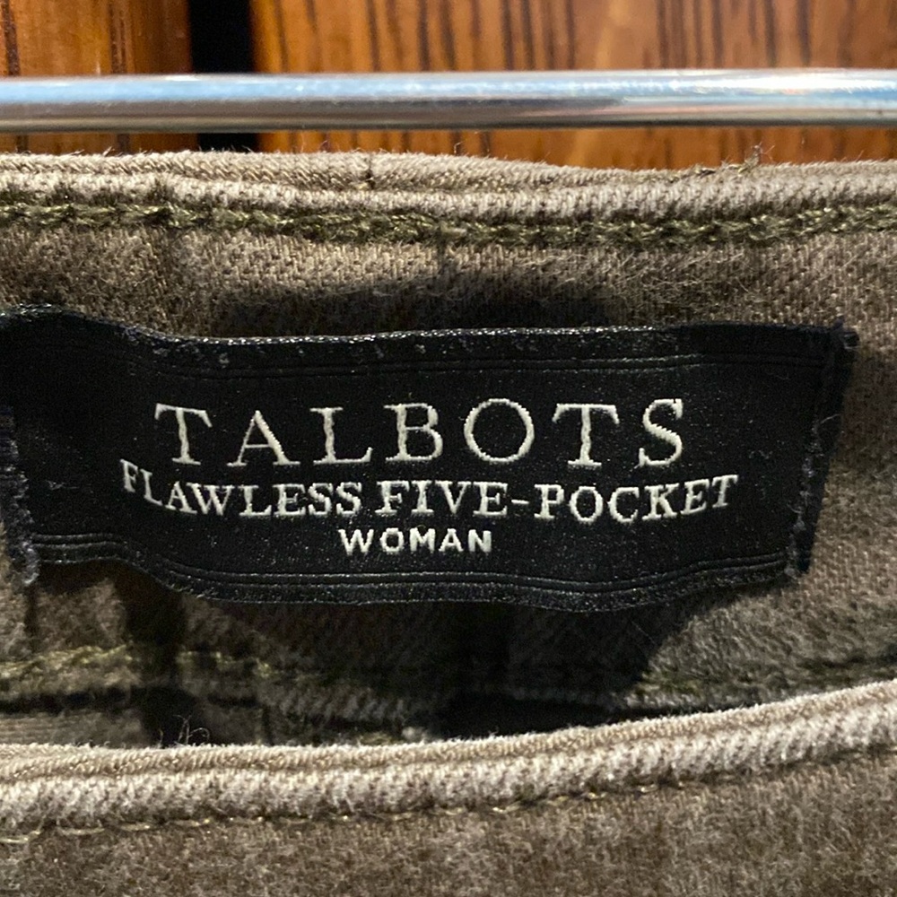 $5 Talbots olive color jeans